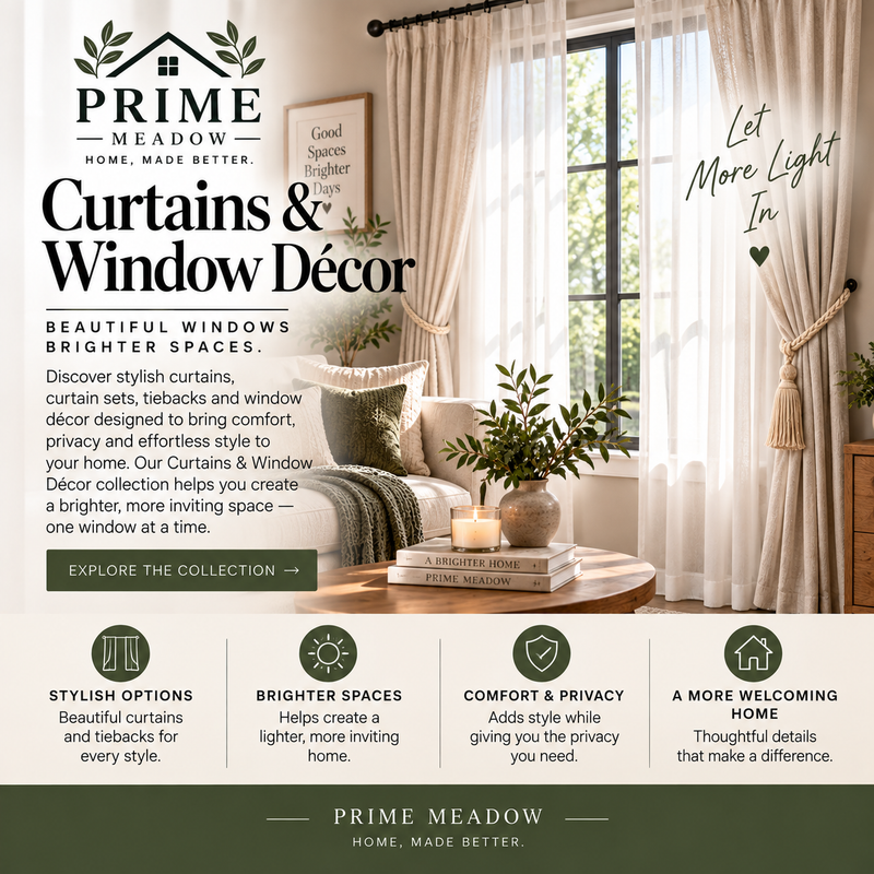 CURTAINS & WINDOW DECOR