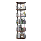 5-Tier 360° Rotating Bookcase & Storage Tower