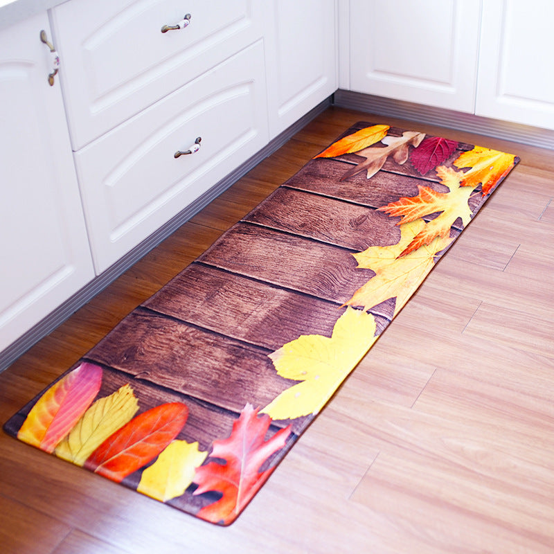 Printed Kitchen & Bathroom Runner Rug