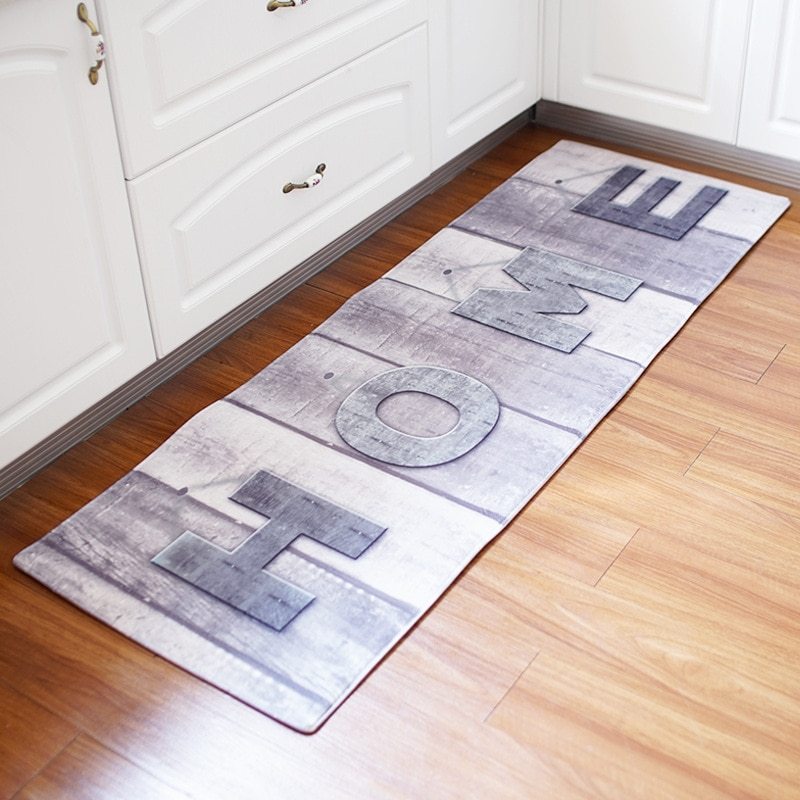 Printed Kitchen & Bathroom Runner Rug