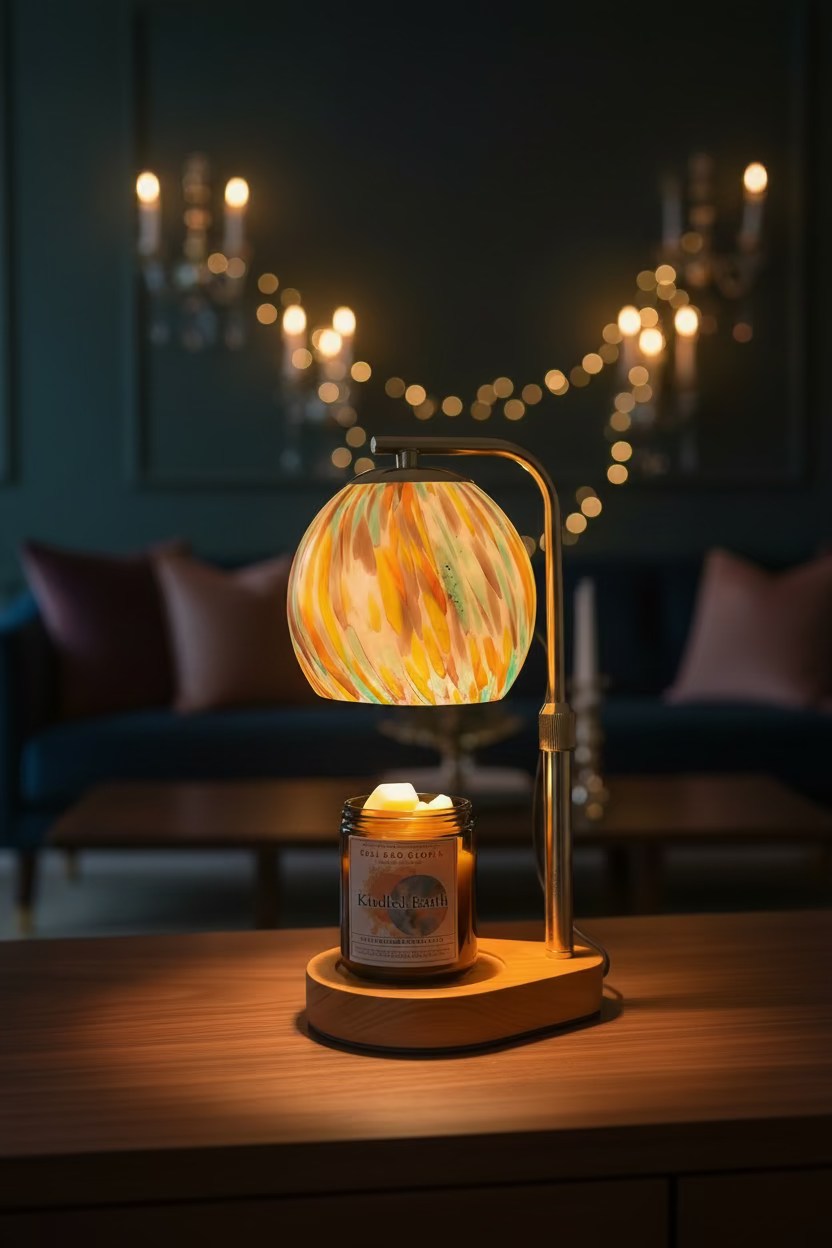 Adjustable Candle & Simmer Pot Warmer Lamp with Timer
