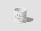 Lotus Flower Pot with Drainage
