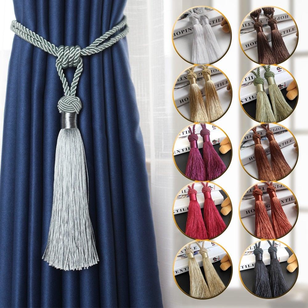 Classic Rope Tassel Curtain Tiebacks