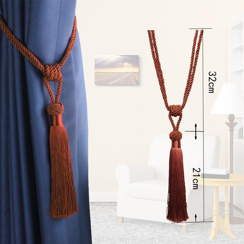 Classic Rope Tassel Curtain Tiebacks