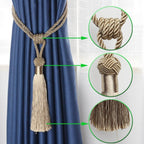 Classic Rope Tassel Curtain Tiebacks