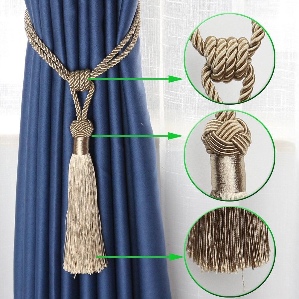 Classic Rope Tassel Curtain Tiebacks