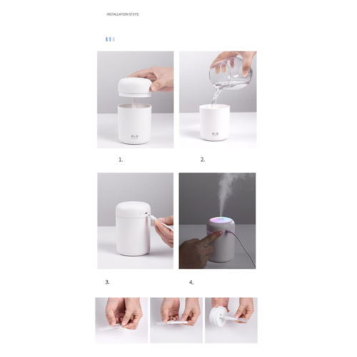 Mini Aroma Diffuser & Air Humidifier