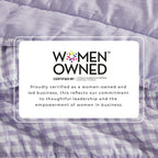 Purple Gingham Quilt Set