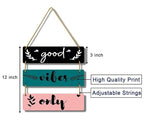 Good Vibes Only Hanging Wall Sign