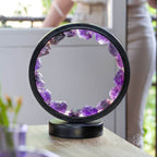 Amethyst-Inspired Ambient LED Table Lamp