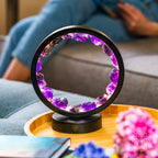 Amethyst-Inspired Ambient LED Table Lamp