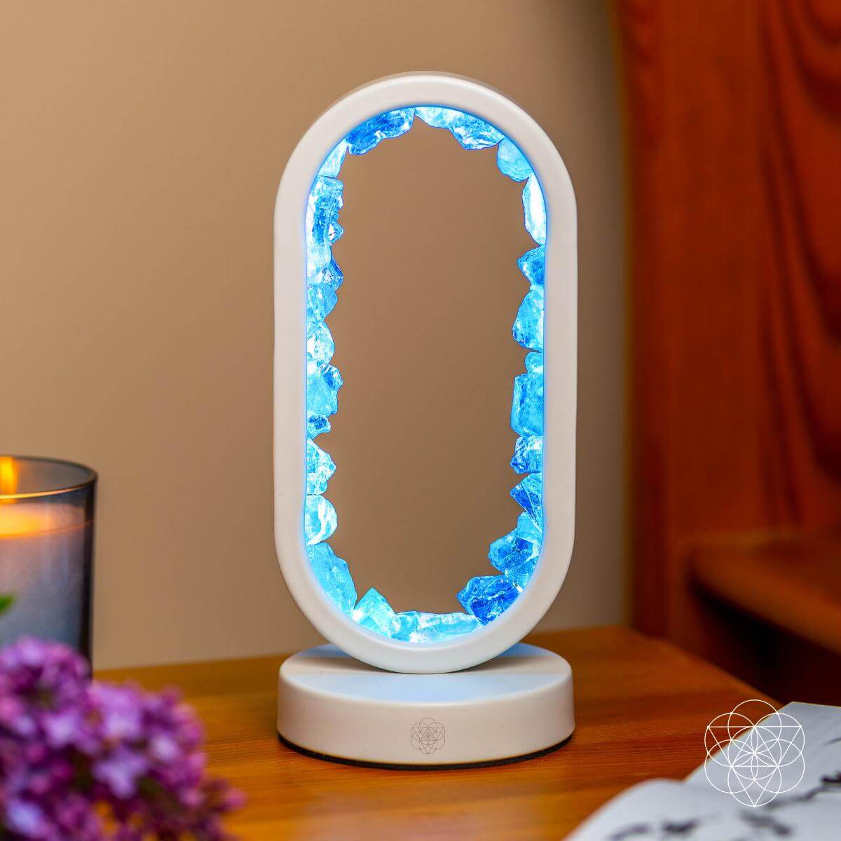 Clear Quartz Ambient LED Table Lamp