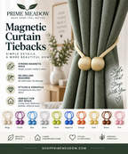 Magnetic Curtain Tiebacks