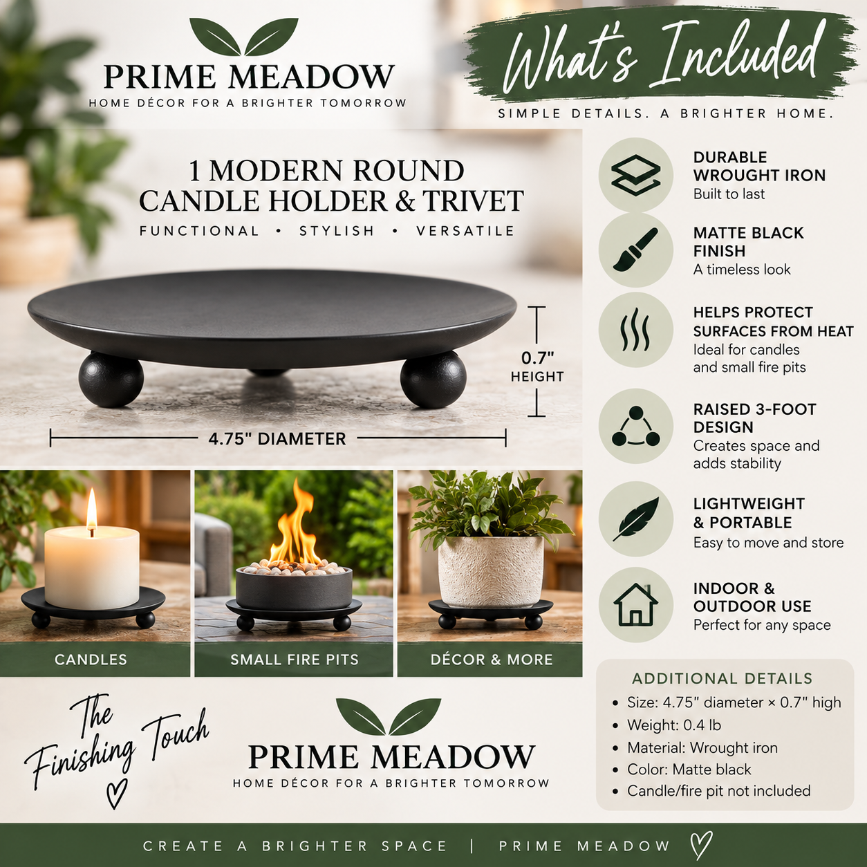 Trivet/Candle Holder