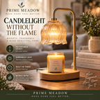 Adjustable Candle & Simmer Pot Warmer Lamp with Timer