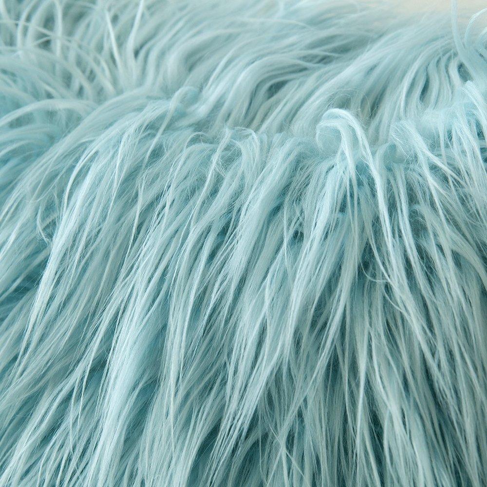 Plush Faux Fur Decorative Pillow Cover