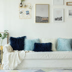 Plush Faux Fur Decorative Pillow Cover
