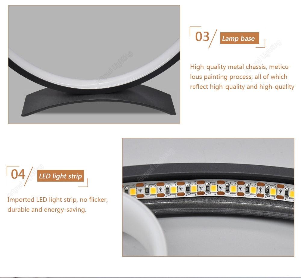 C-Shaped Dimmable LED Table Lamp