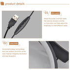 C-Shaped Dimmable LED Table Lamp
